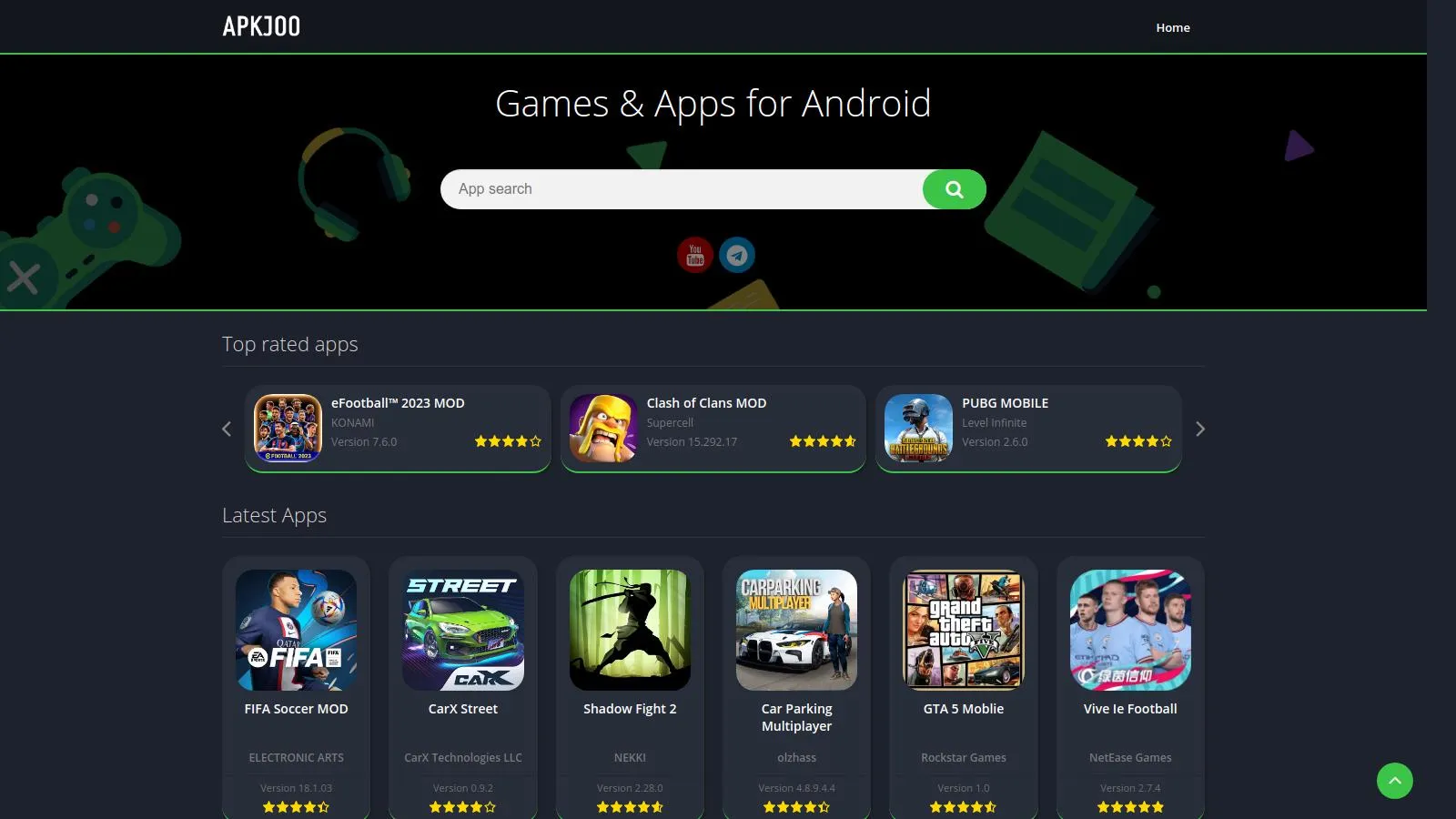 تحميل apkjoo com للالعاب والتطبيقات المجانية